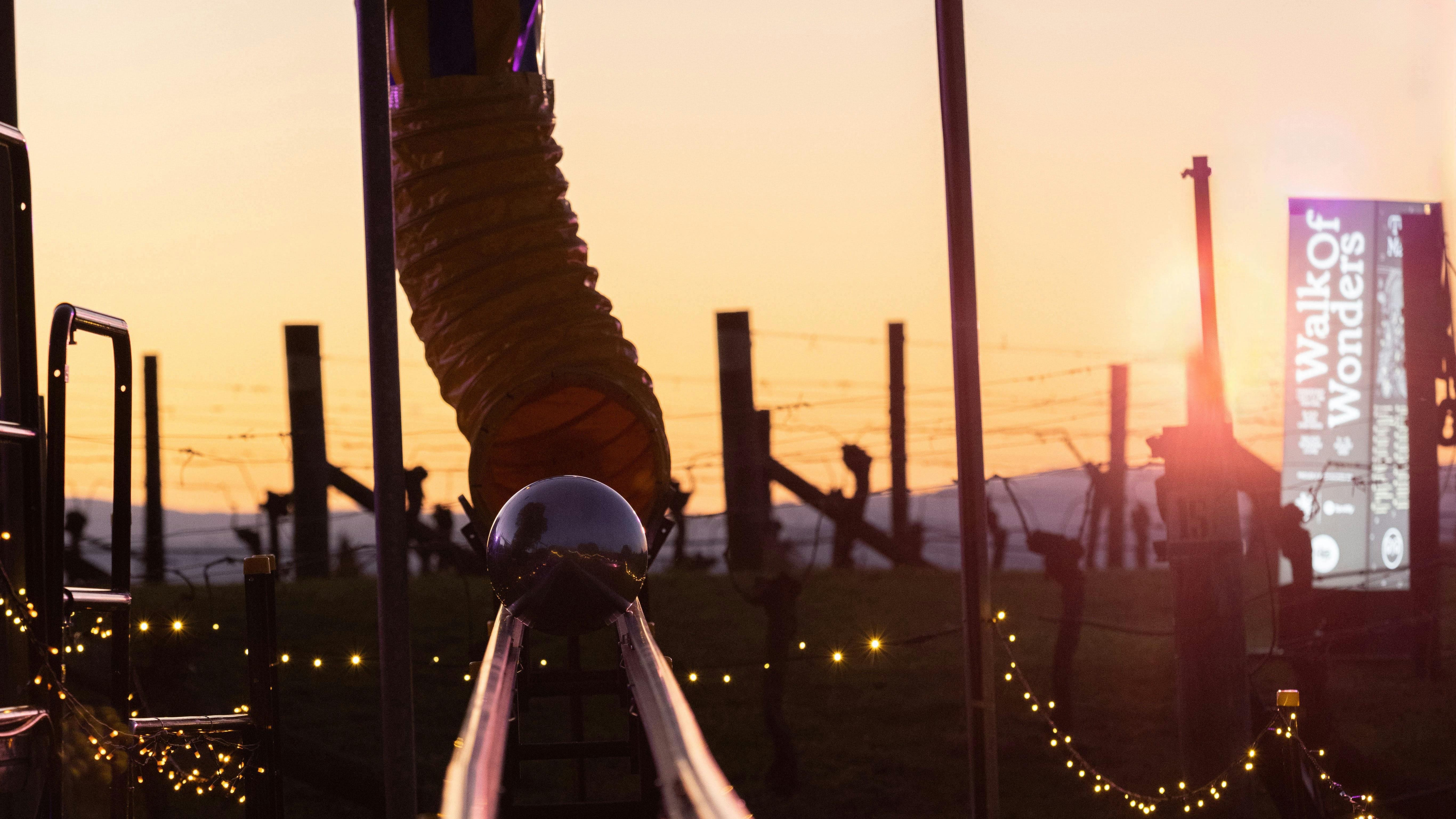 Giant Marble Run at Walk of Wonders 2021. Photo by Hazel Redmond.